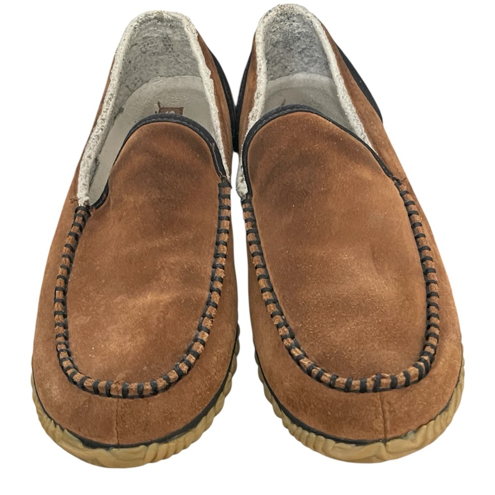 Men's Brown Suede Loafers